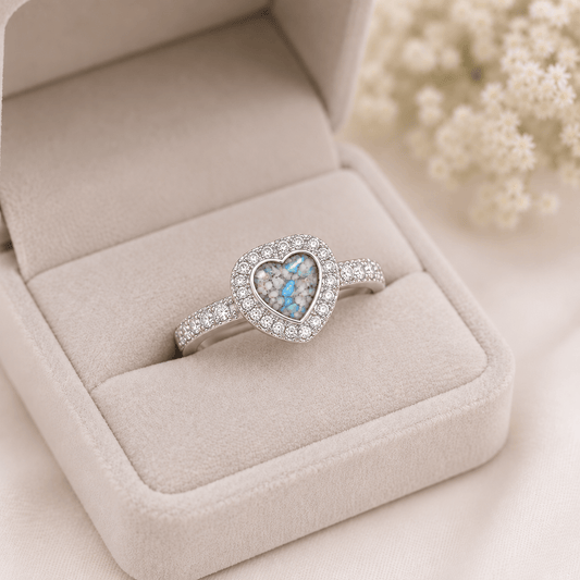 BELOVED HALO HEART RING - Memories of You