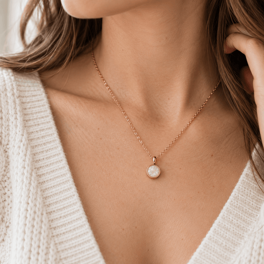 PETITE ROUND KEEPSAKE PENDANT - Memories of You
