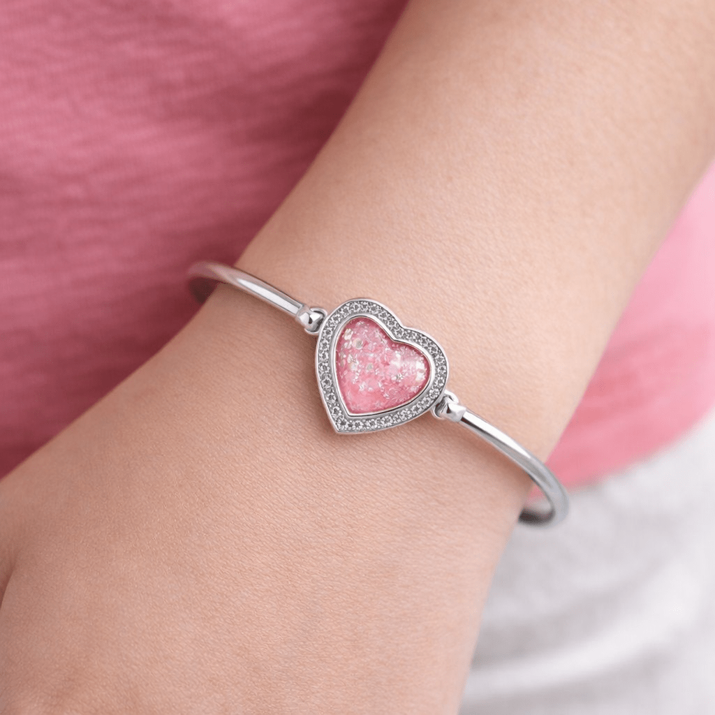 BELOVED HALO HEART BANGLE - Memories of You