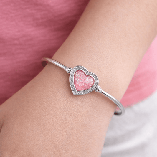 BELOVED HALO HEART BANGLE - Memories of You