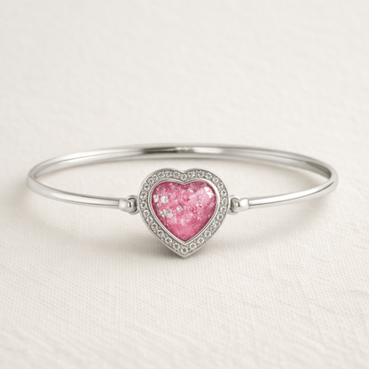 BELOVED HALO HEART BANGLE - Memories of You