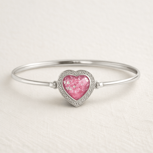 BELOVED HALO HEART BANGLE - Memories of You