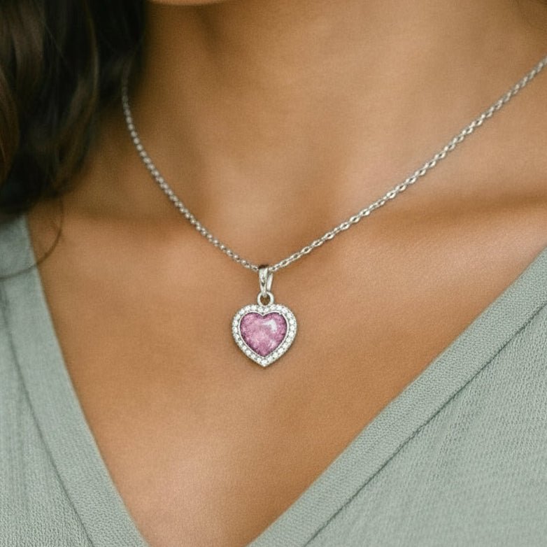BELOVED HALO HEART PENDANT - Memories of You