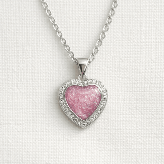BELOVED HALO HEART PENDANT - Memories of You