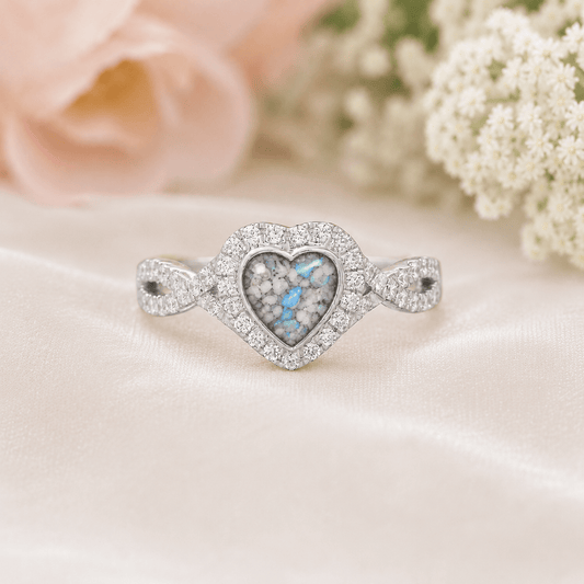 BELOVED HALO HEART RING - Memories of You