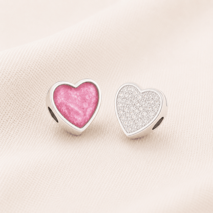 BELOVED PAVE HEART CHARM - Memories of You