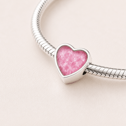 BELOVED PAVE HEART CHARM - Memories of You