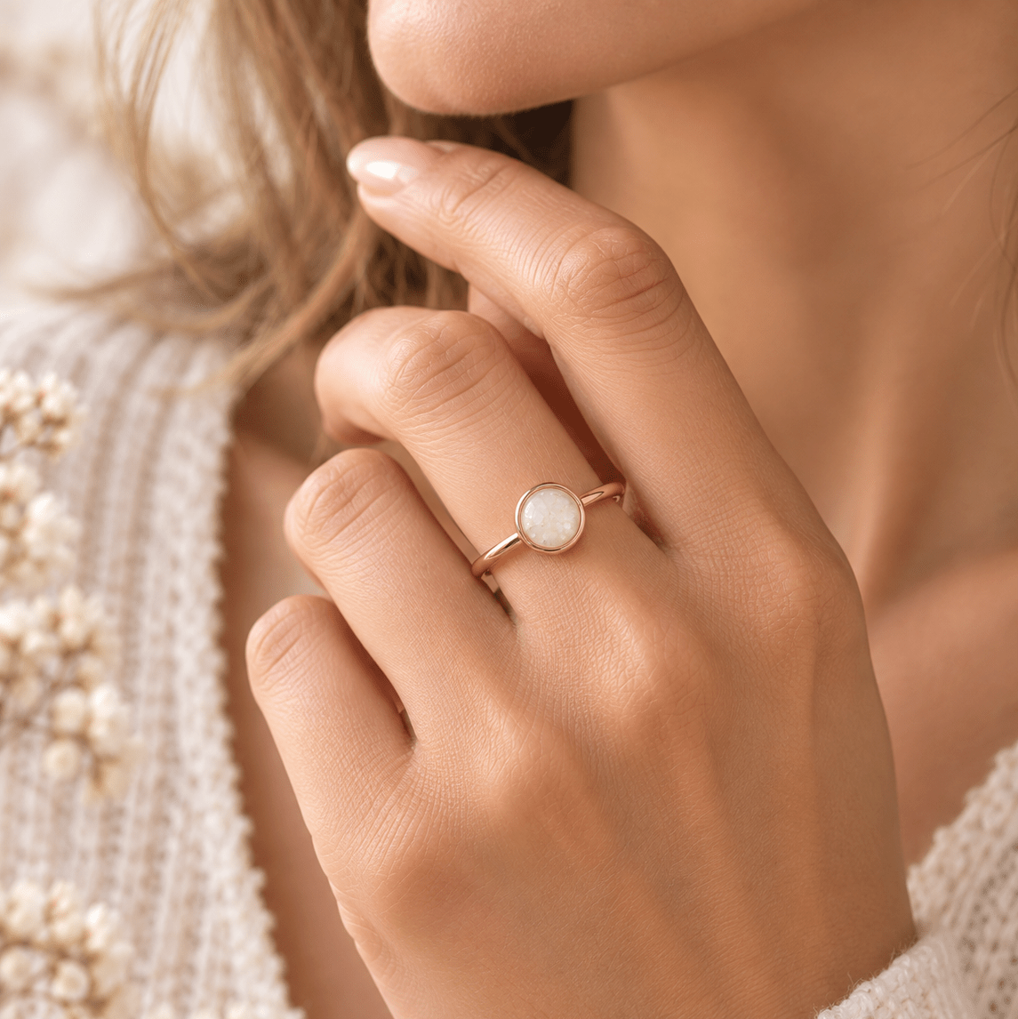 CLASSIC ROUND KEEPSAKE RING - Memories of You