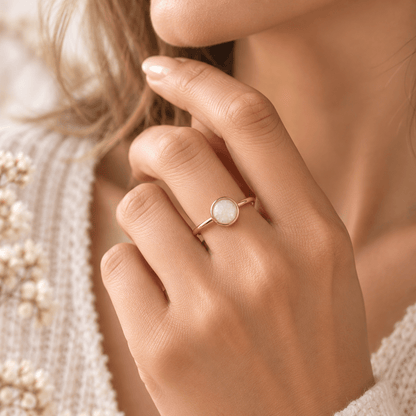 CLASSIC ROUND KEEPSAKE RING - Memories of You