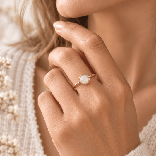 CLASSIC ROUND KEEPSAKE RING - Memories of You