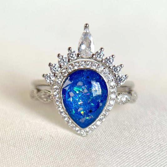 OPHELIA ART DECO HALO RING - Memories of You
