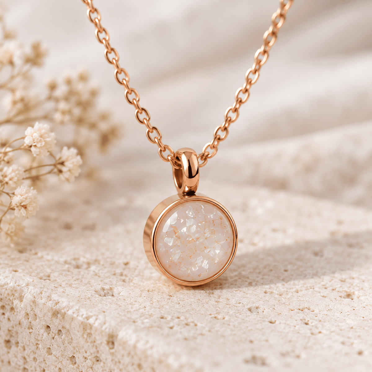 PETITE ROUND KEEPSAKE PENDANT - Memories of You