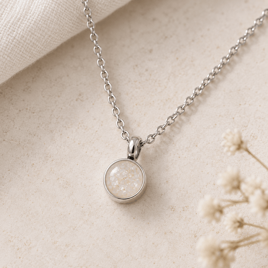 PETITE ROUND KEEPSAKE PENDANT - Memories of You