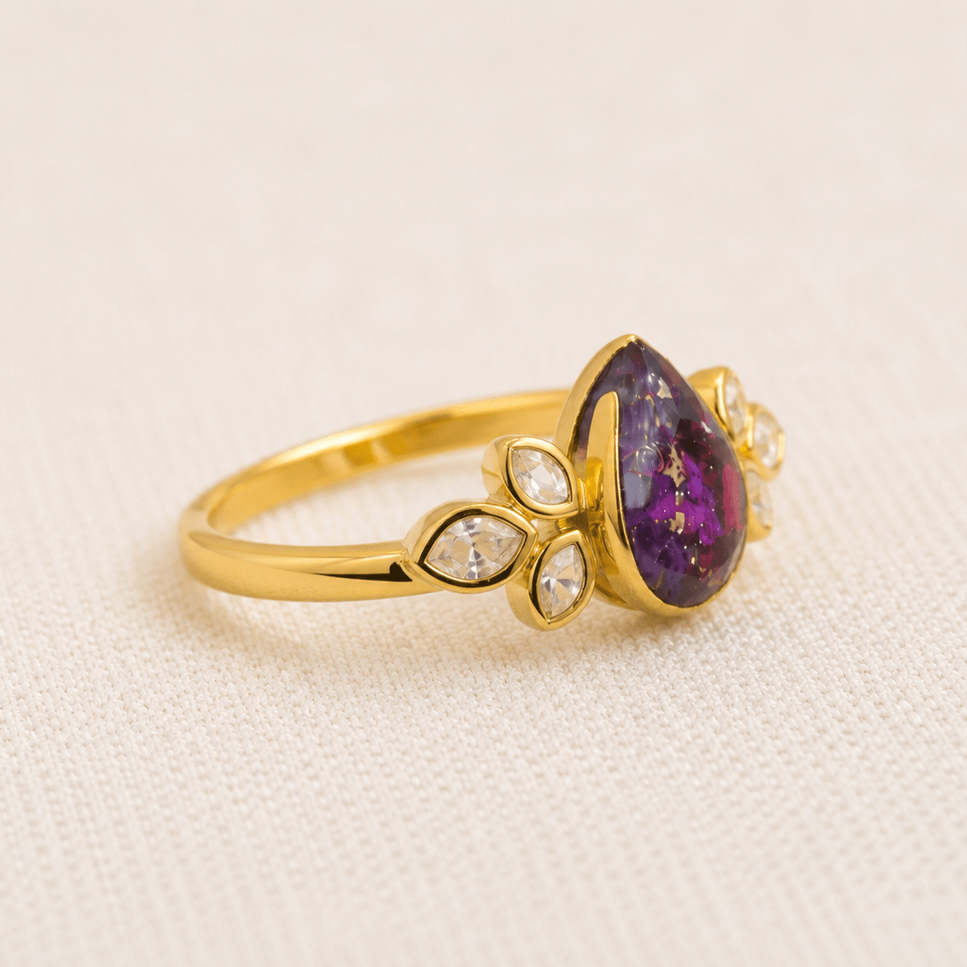 Serenity Accent Teardrop Ring - Memories of You