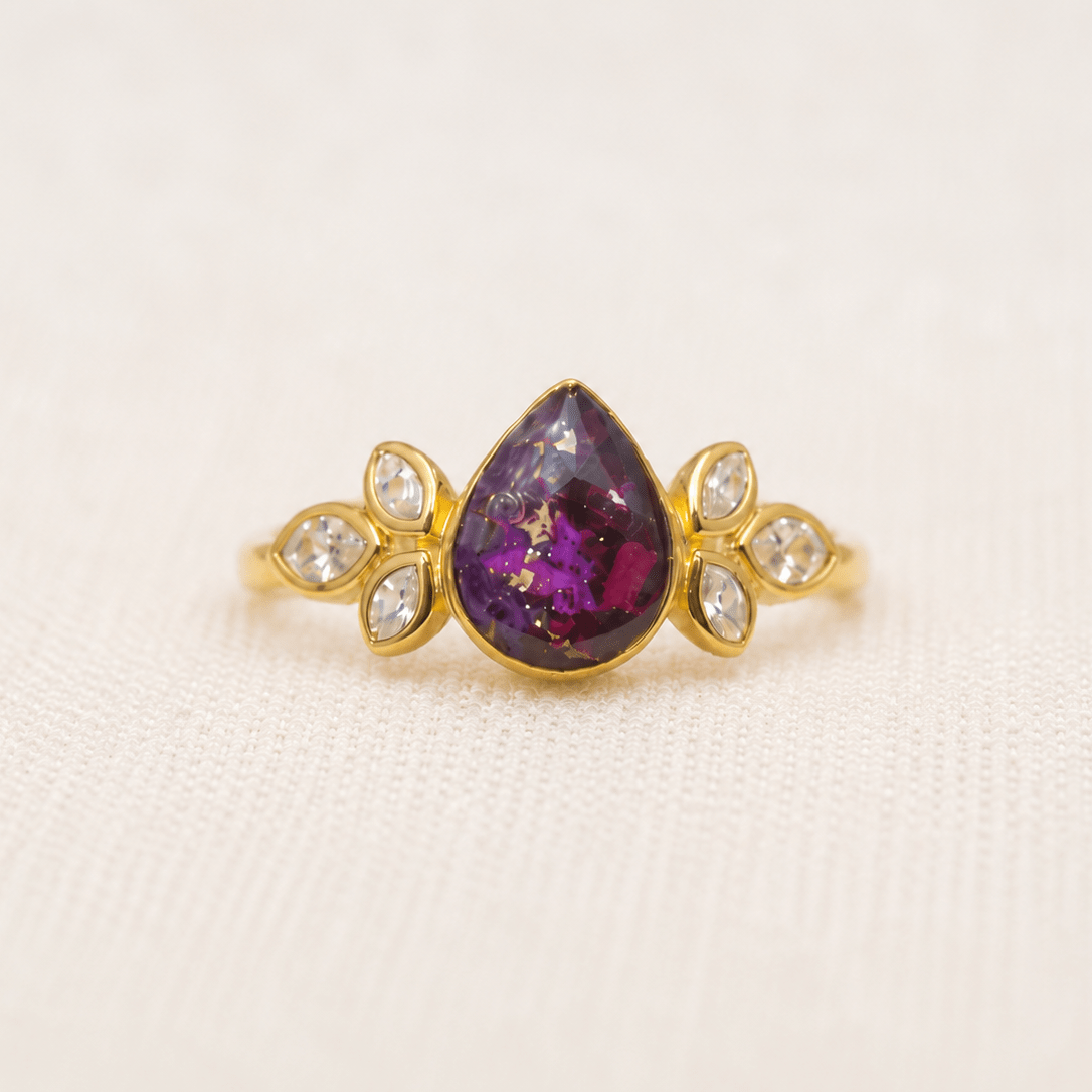 Serenity Accent Teardrop Ring - Memories of You