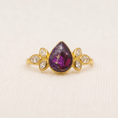 Serenity Accent Teardrop Ring - Memories of You